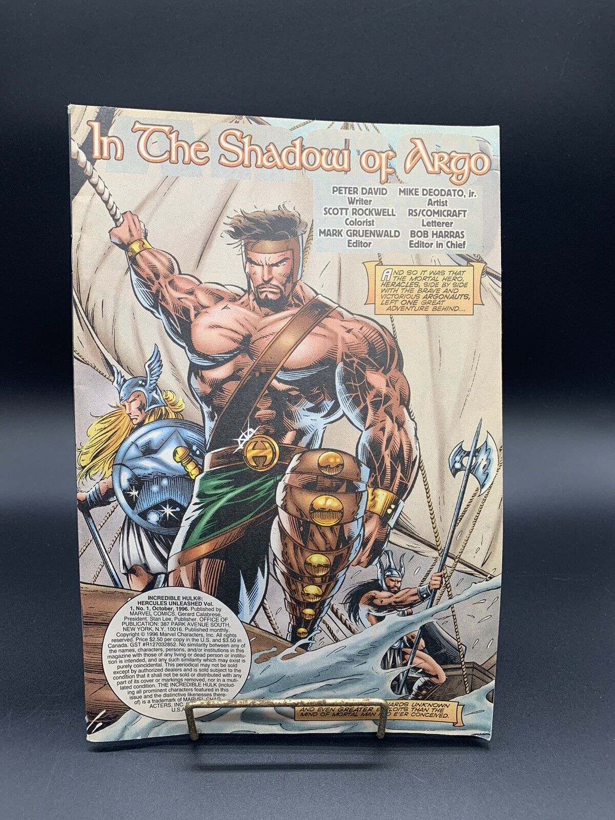In The Shadow Of Argo Vintage Comic Book Incredible Hulk Hercules Unleashed 1997