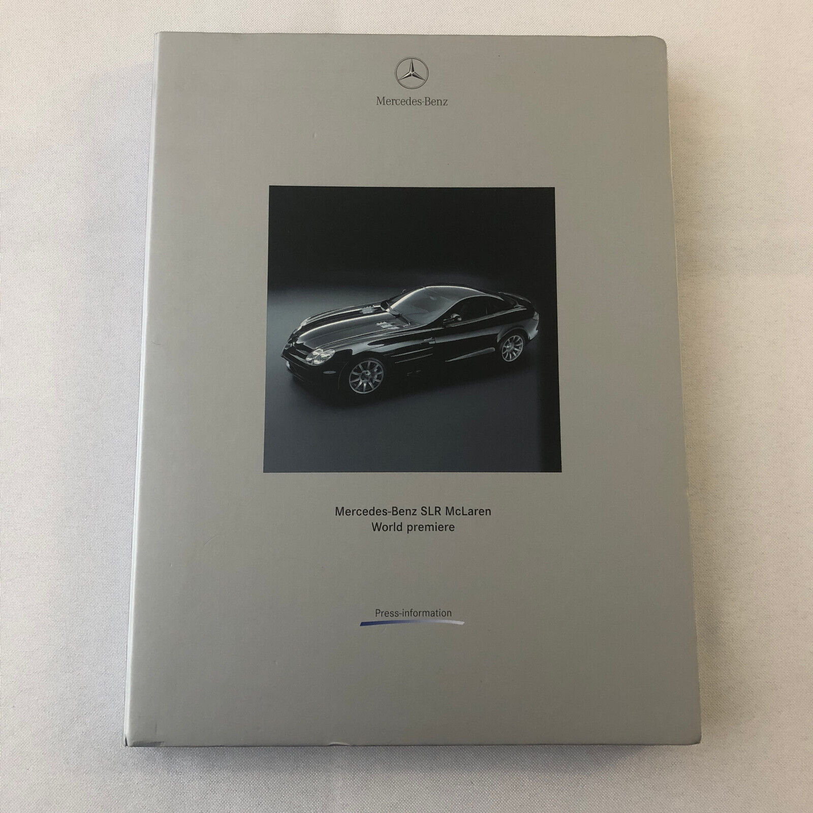 Mercedes Benz SLR McLaren Premiere Press Kit with Photos CD Box Brochure