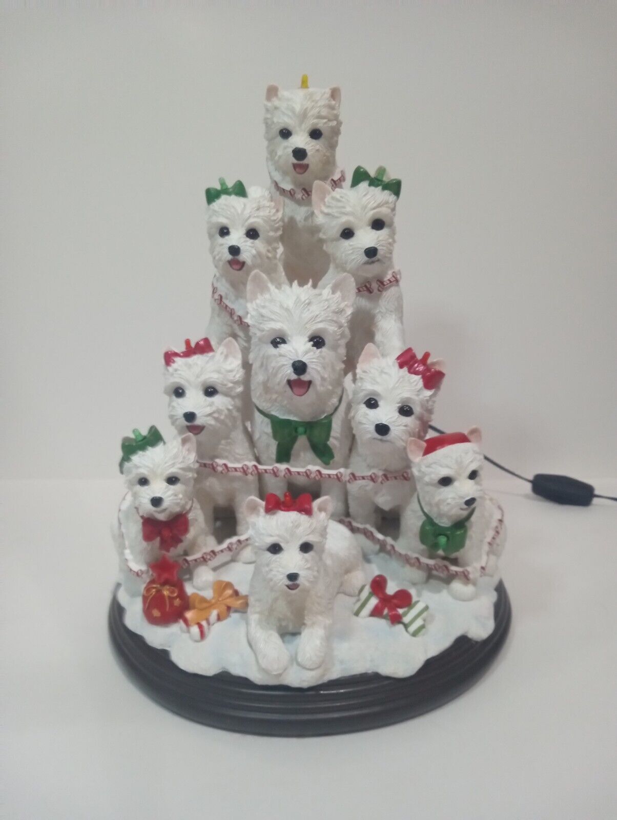 The Westie Family Christmas Tree From The Danbury Mint (Read Description)