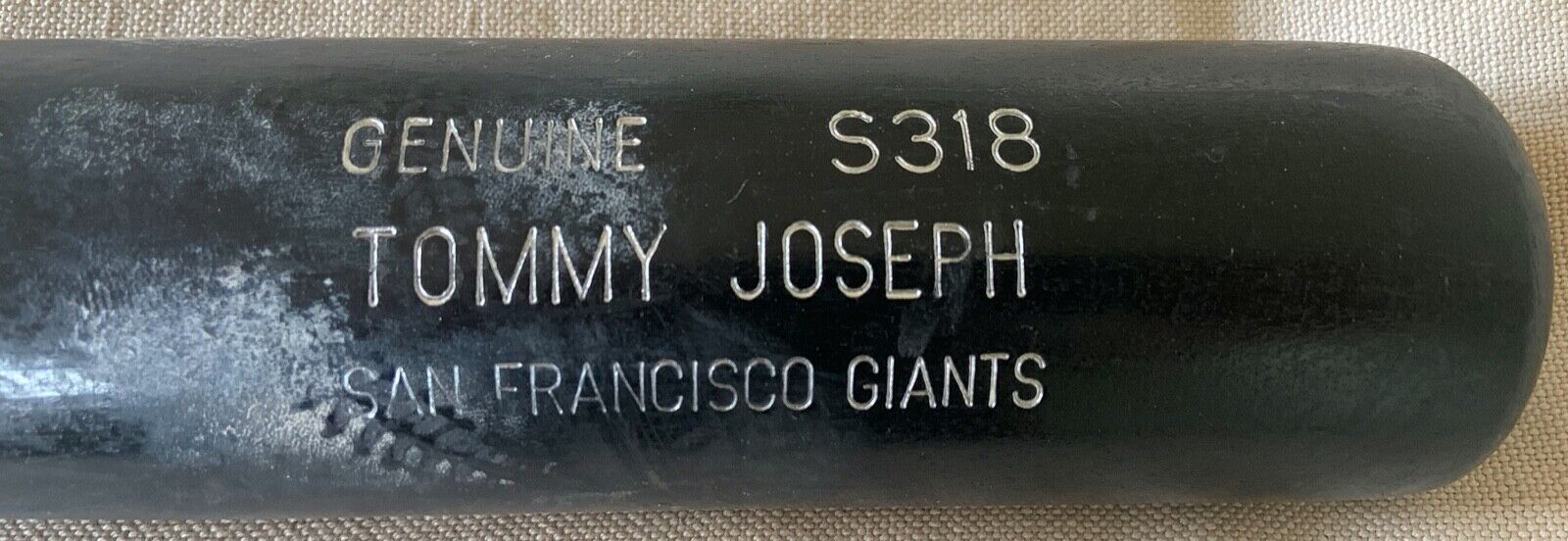 Tommy Joseph Game Used Cracked San Francisco Giants Louisville Slugger Bat