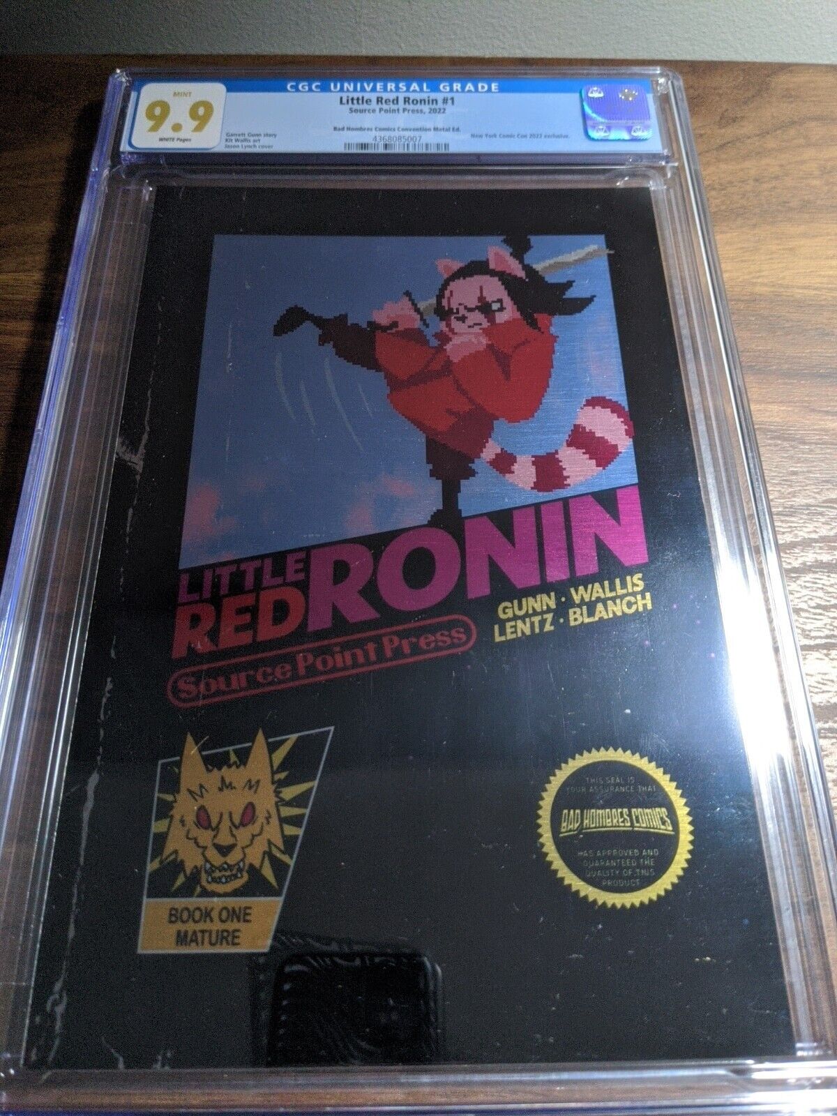 Little Red Ronin 1 metal Cgc 9.9 Not 9.8 Bad Hombres NYCC Exclusive 🔥