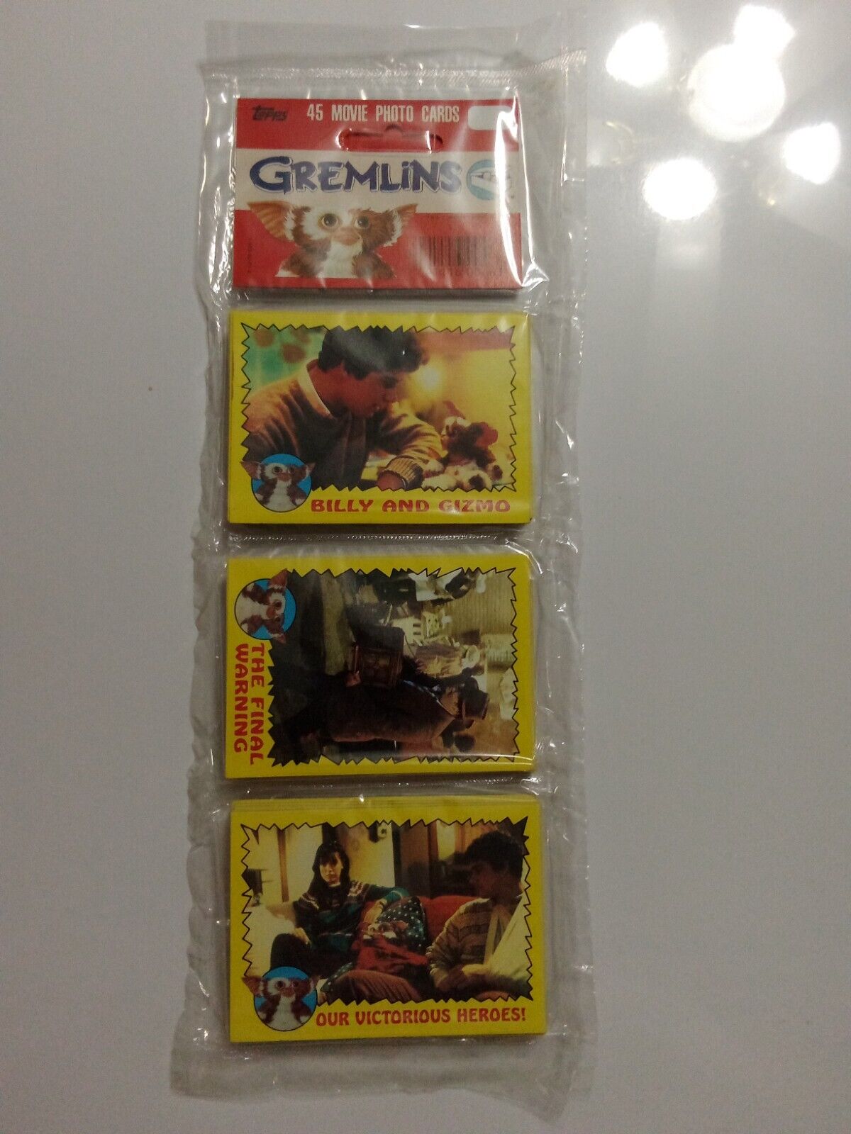 1984 Topps Gremlins 45 Movie Photo Cards
