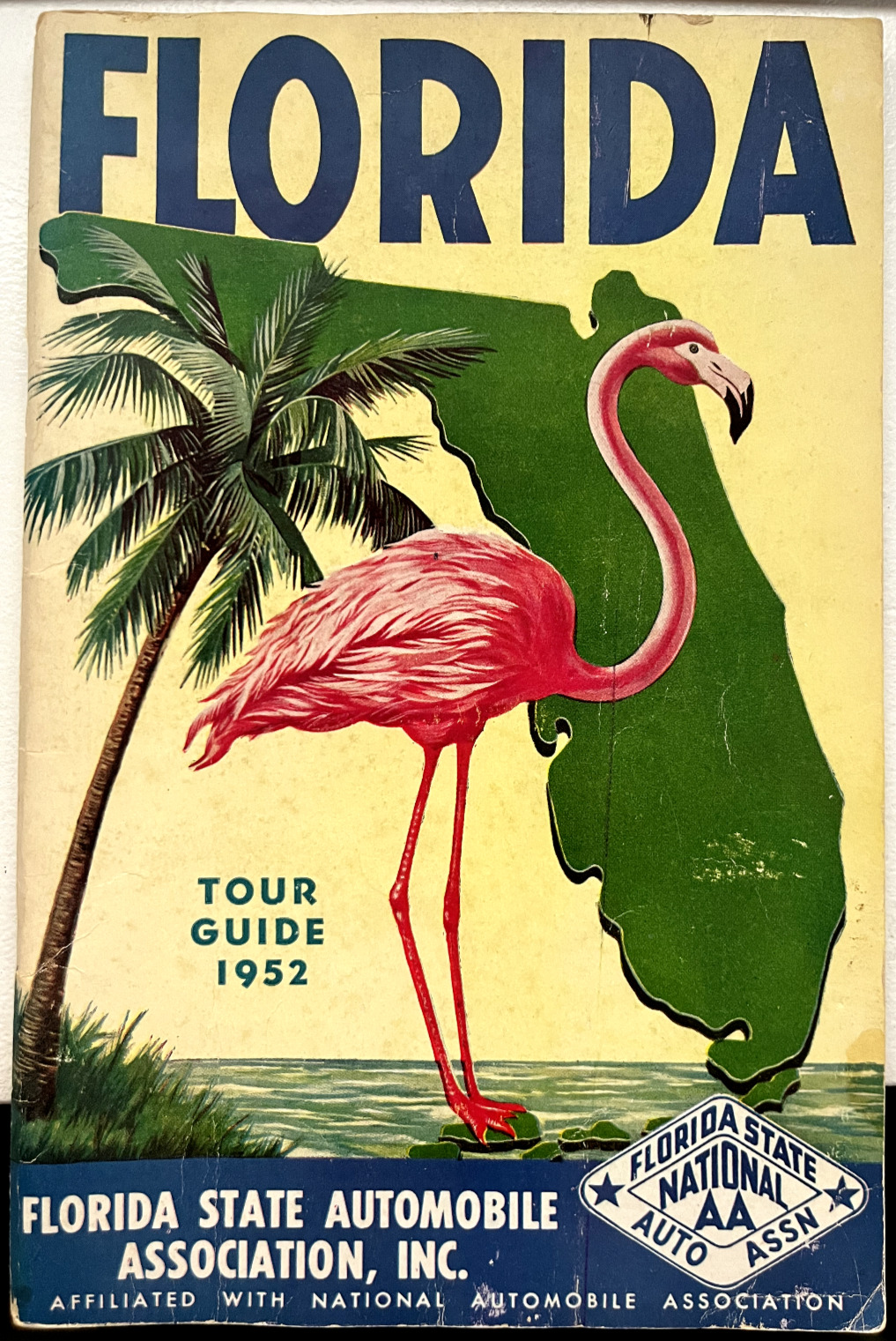 1952 National Automobile Association Florida Tour Guide 👀 Rare