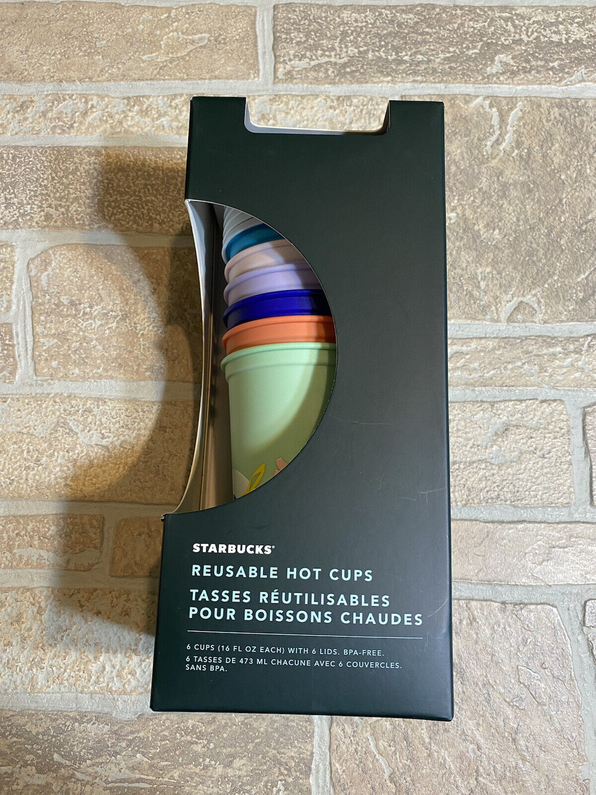 Starbucks Reusable Bunny Hot Cups NEW Easter