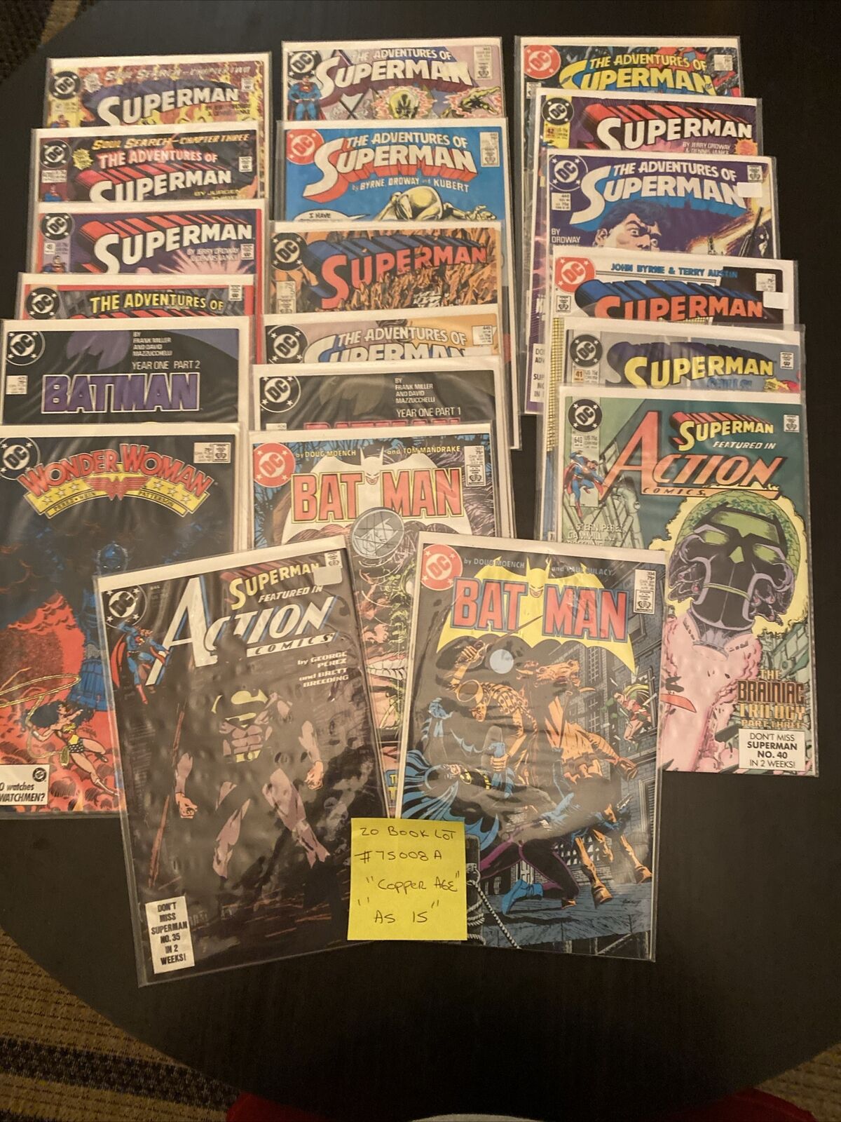 DC Comics Vintage 75c / 20 Book Lot. Various Titles. **Copper Age** Lot# 75008A