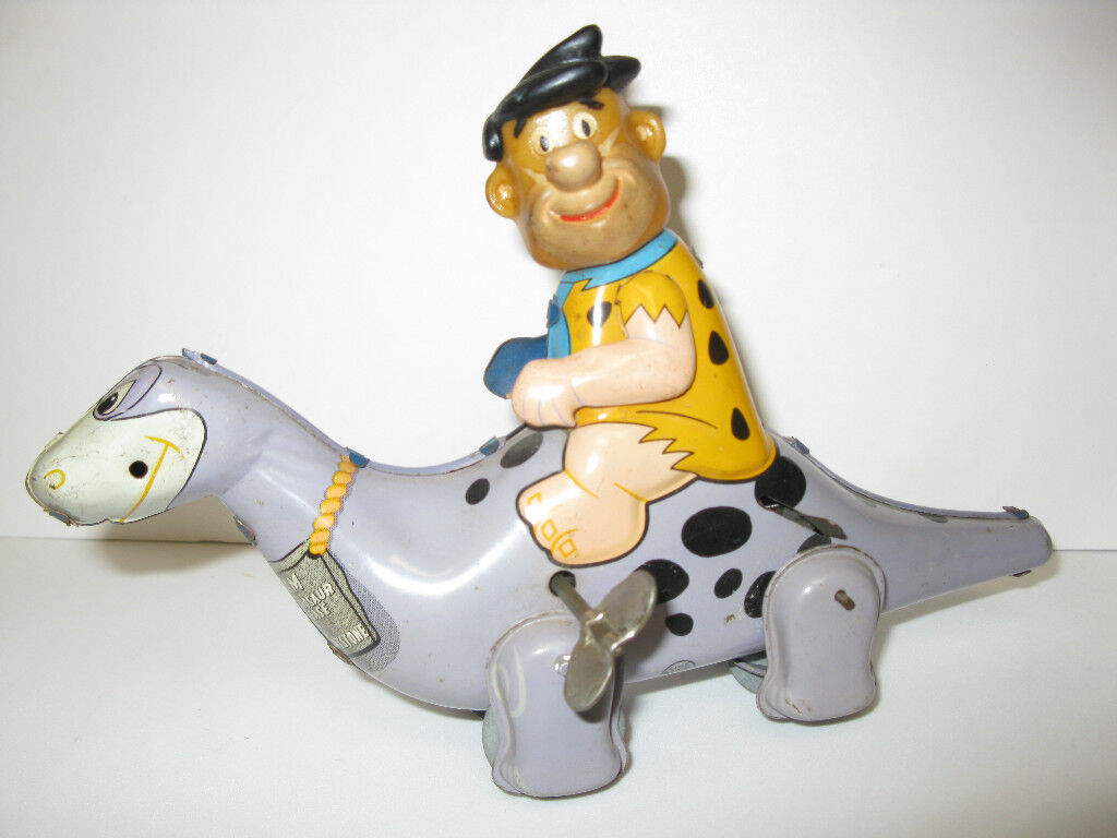 Flintstone Pals, Fred on Dino, Linemar, 1962  [collectible for adult]