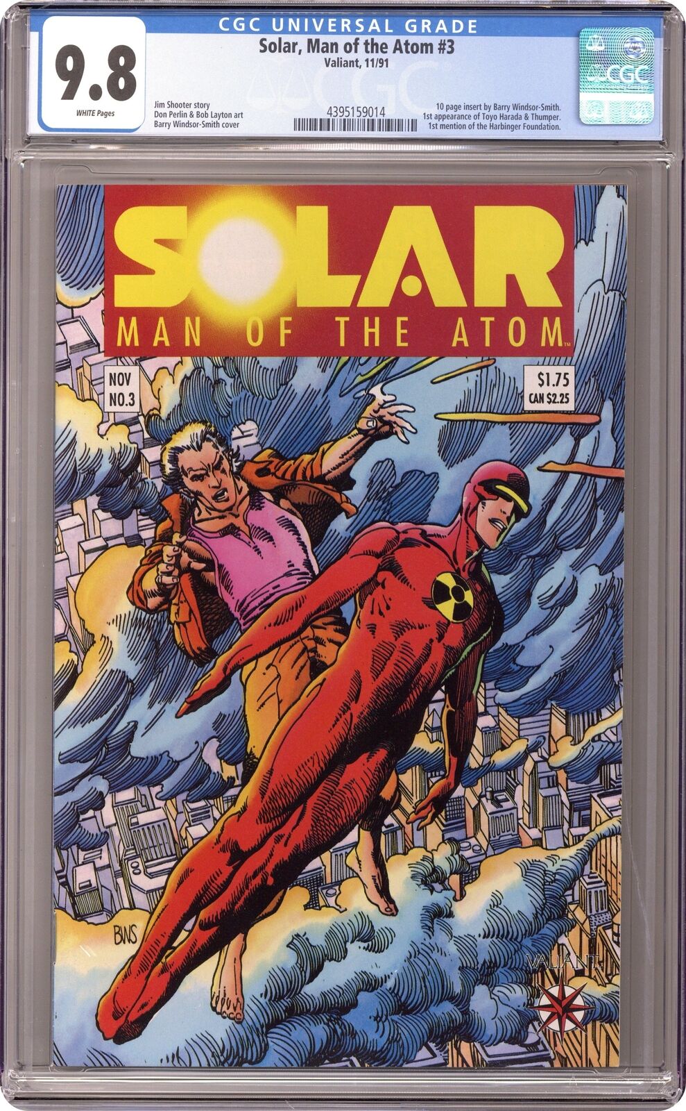 Solar Man of the Atom #3 CGC 9.8 1991 4395159014