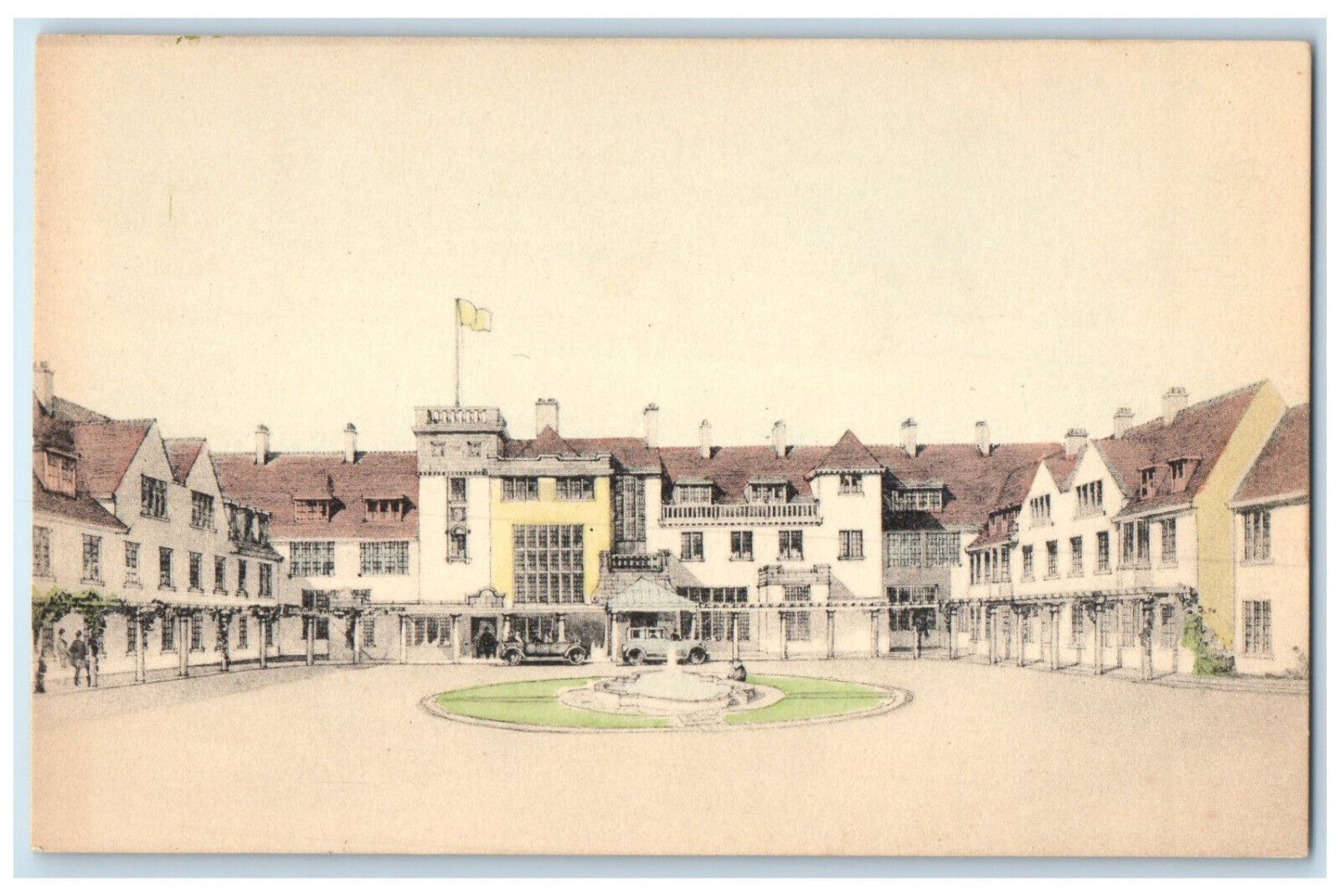 c1940\'s Turnberry Hotel L.M.S. Hotel London England Tuck Art Postcard