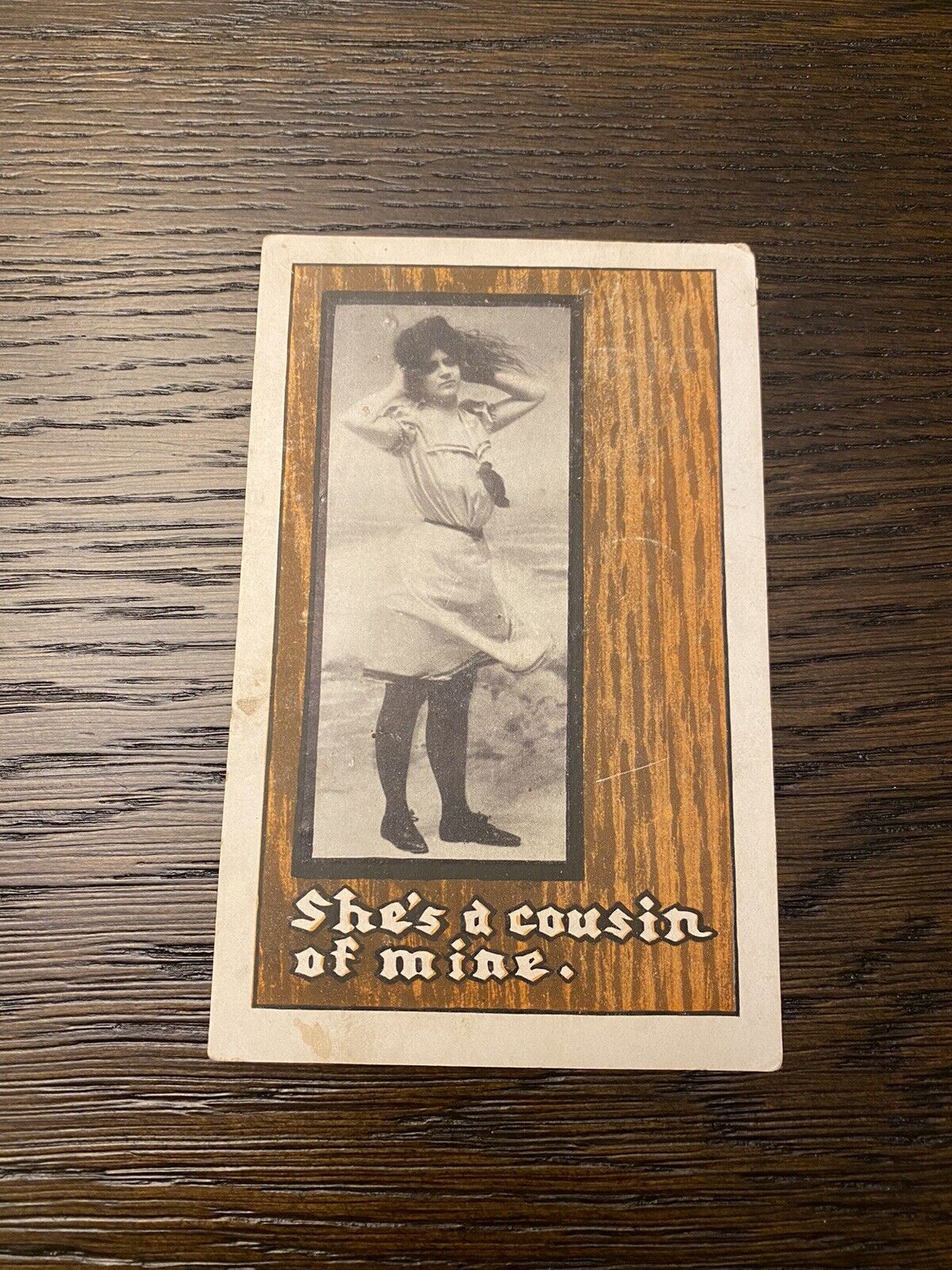 Mostwood EB & E Co Detroit 1900s Vintage Postcard “She’s a cousi￼n” Ultra Rare