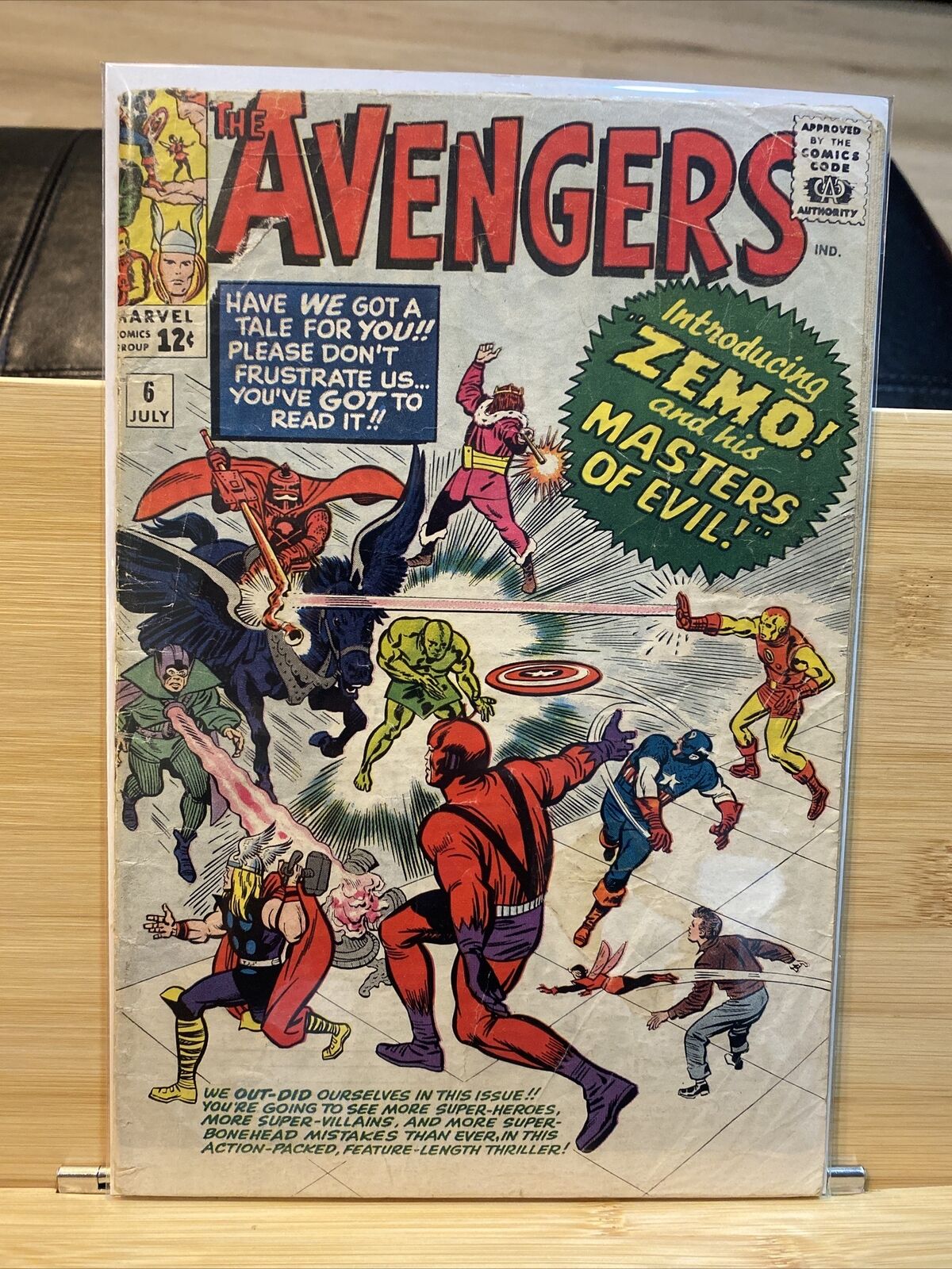 Avengers #6 1964 Silver Age. 1st Appearance of Zemo and Masters of Evil