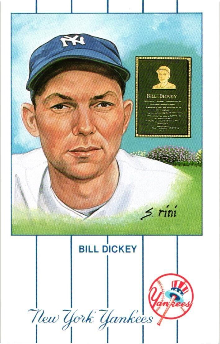 Postcard Bill Dickey New York Yankees Monument Park Limited Issue