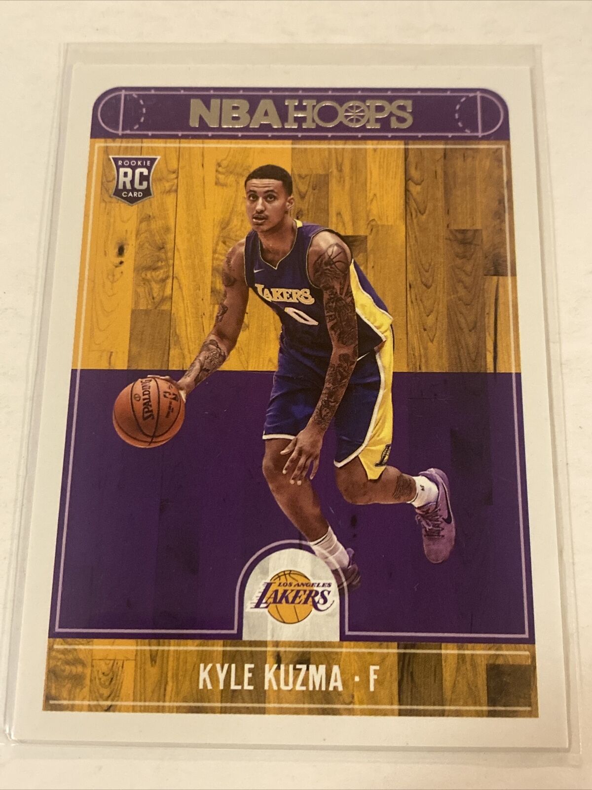 KYLE KUZMA ROOKIE CARD RC LOS ANGELES LAKERS NBA HOOPS