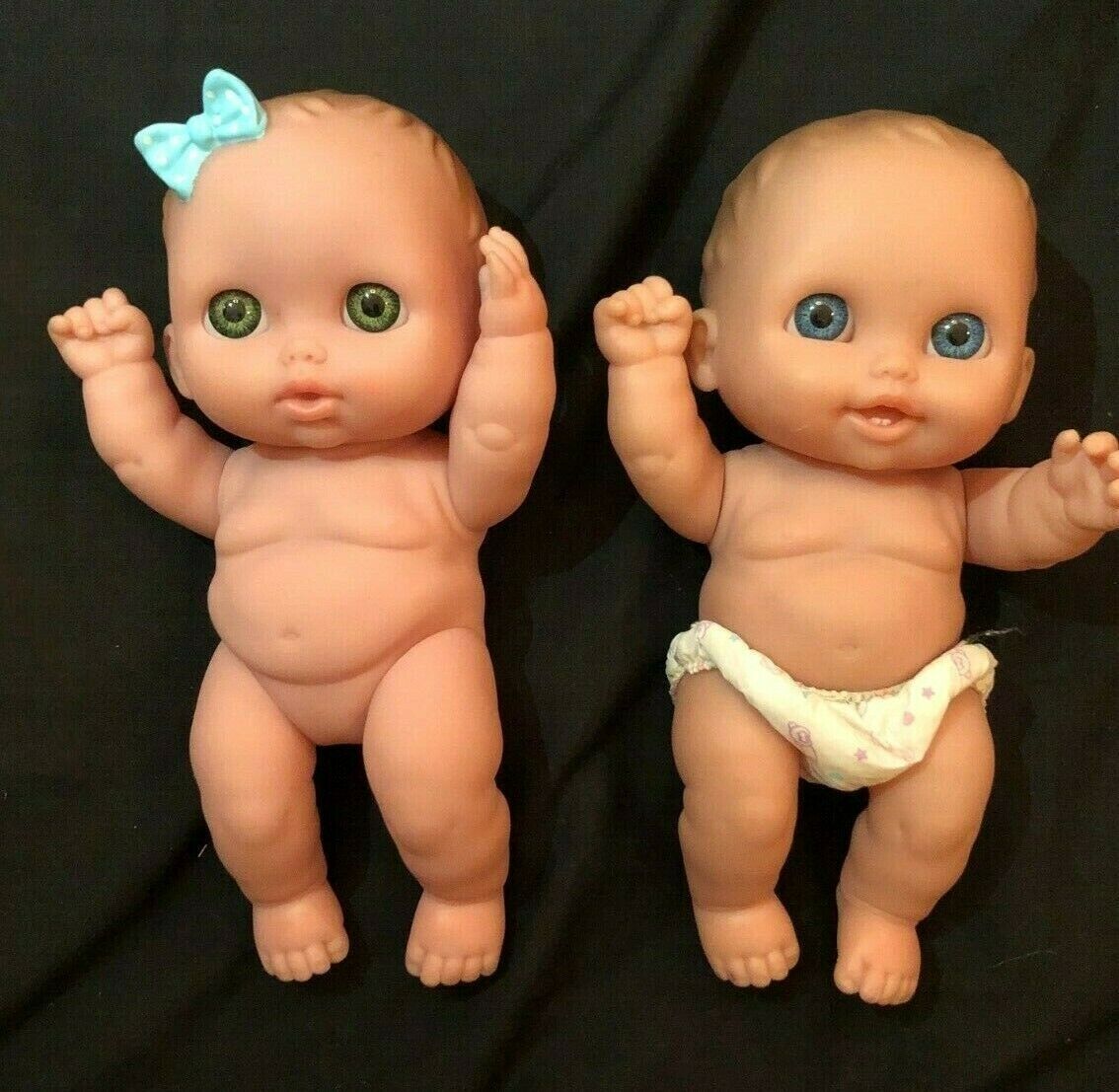 Lil Cutesies Dolls x 2 Berenguer Collectable Rare Dolls Boy + Girl