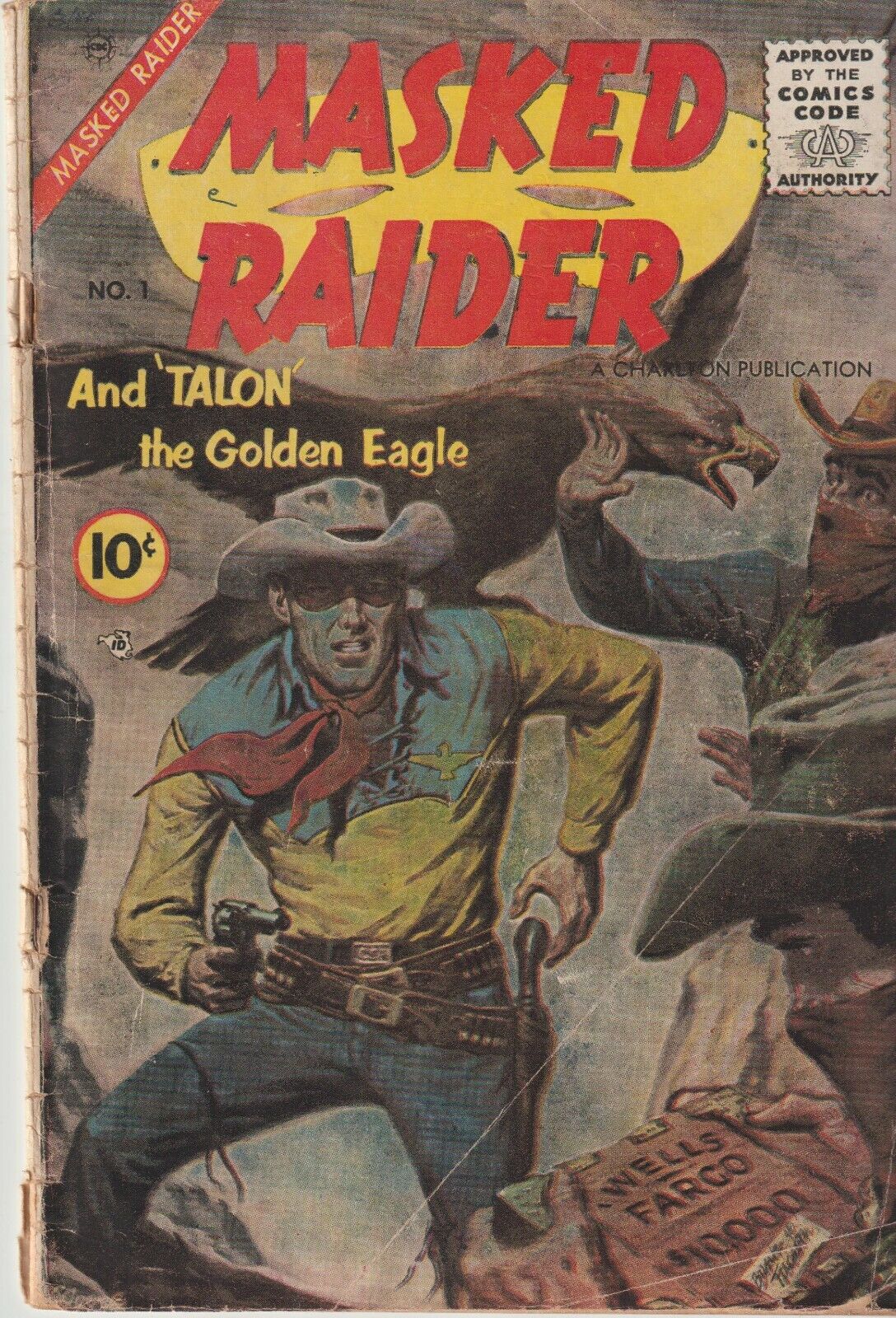 MASKED RAIDER Vol #1 Issue #1 1955 Good Condition