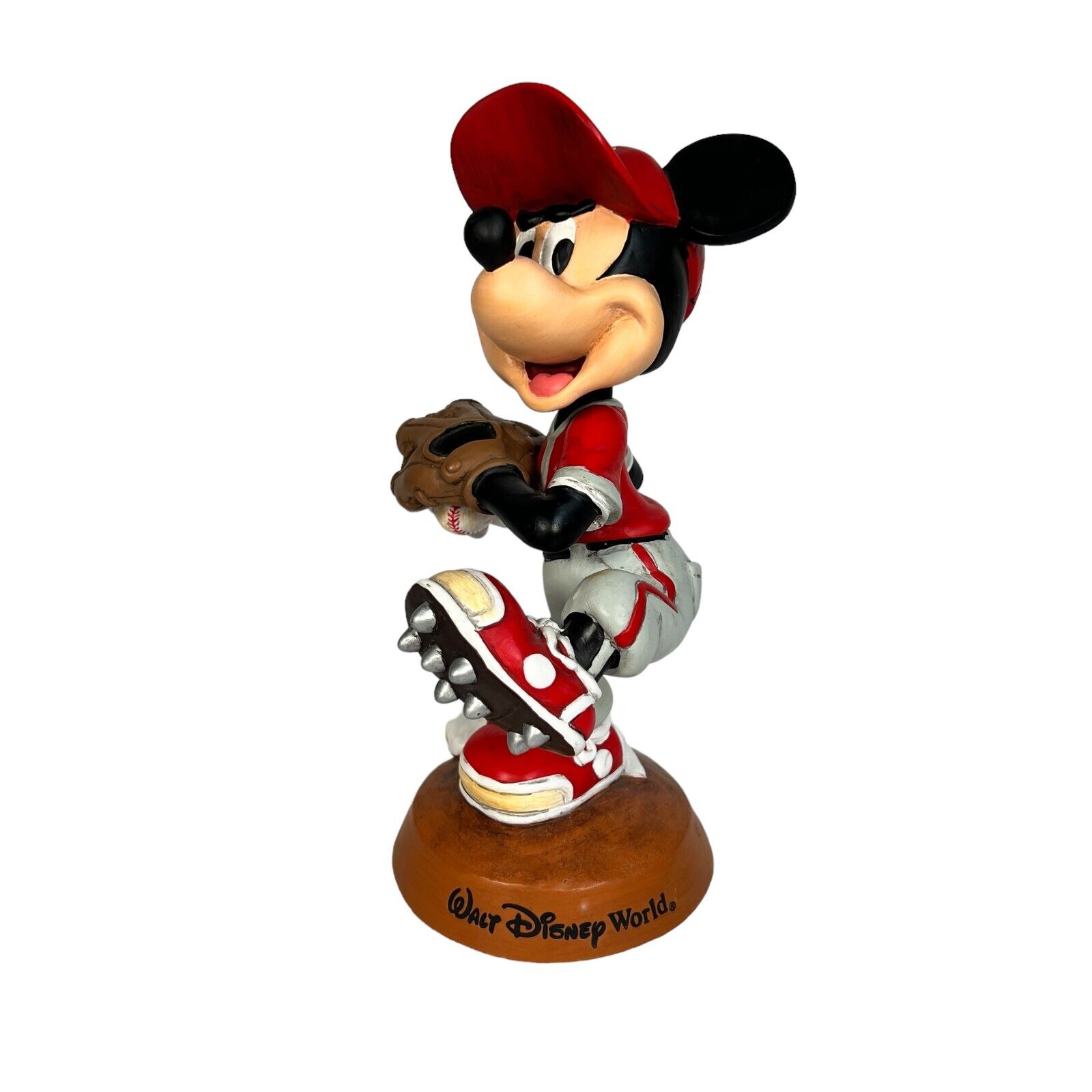 Walt Disney World Resort Caseys Corner Mickey Mouse Baseball Bobble Head 9\