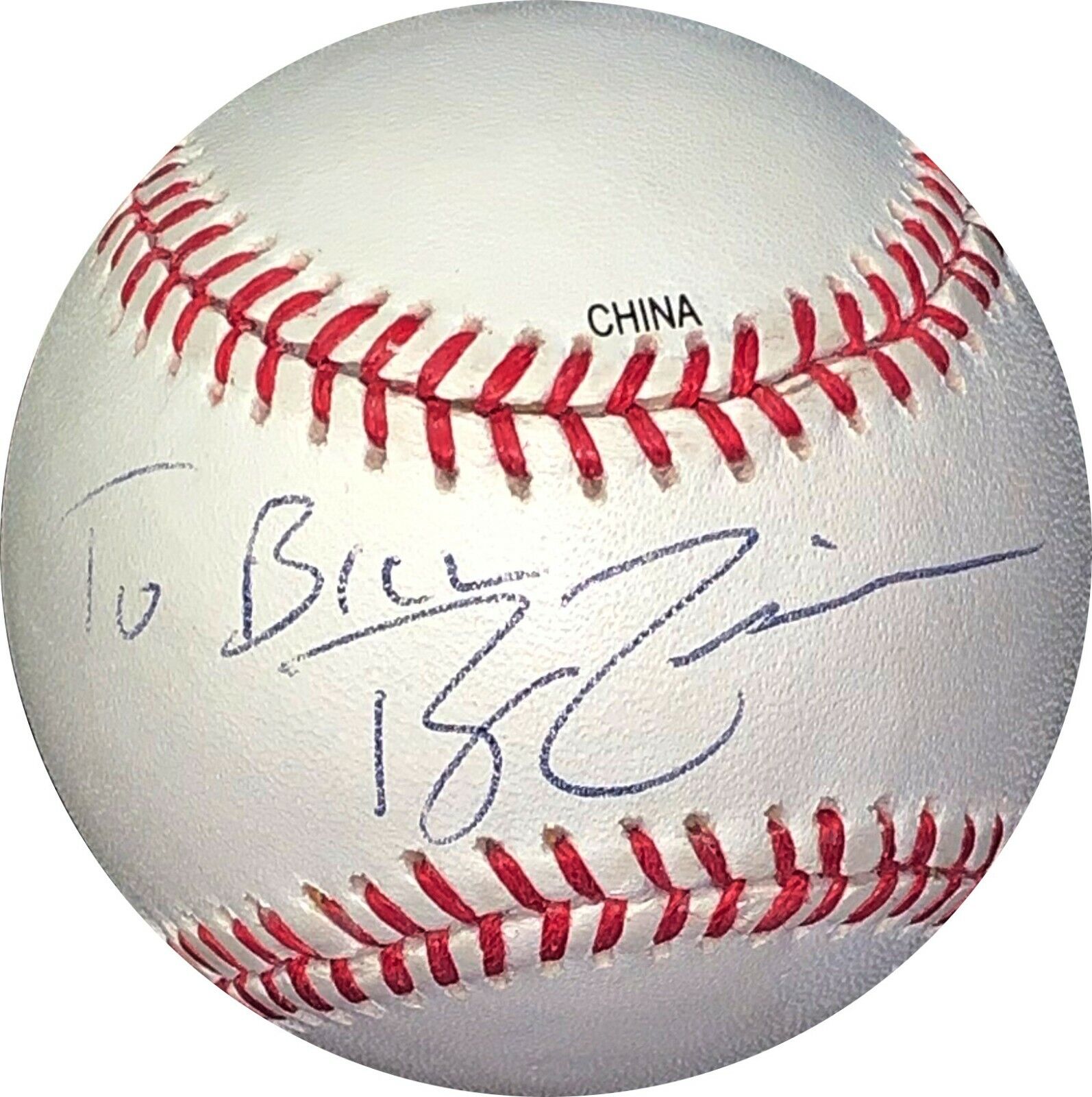 Ryan Zimmerman signed Rawlings Official Major League Baseball To Bill - JSA