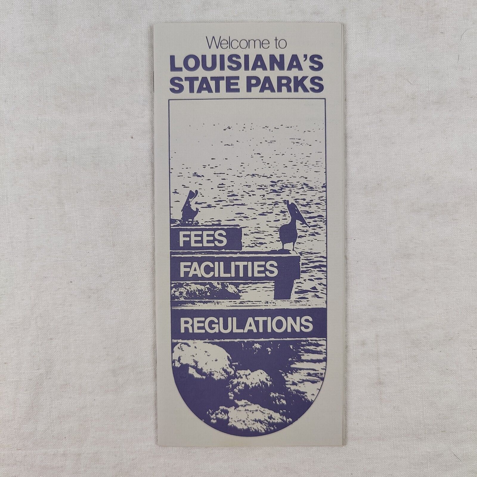 Vtg 1980 Welcome to Louisiana State Parks Facilities Souvenir Brochure Pamphlet