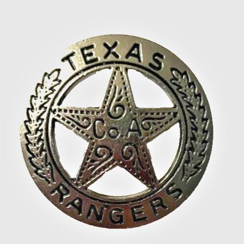 Company A Texas Ranger Badge 1-5/8 Made From Mexican Peso