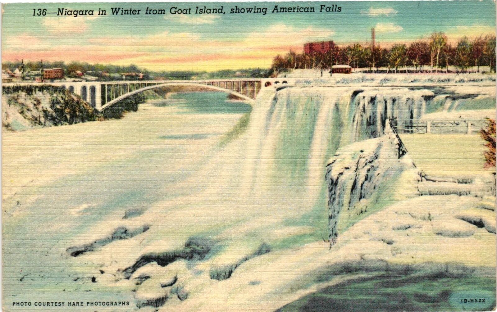 Vintage Postcard- American Falls, Niagara Early 1900s