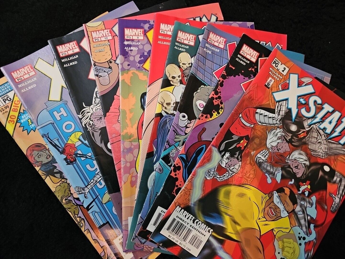 X-STATIX Marvel Comics Lot of 10, Must-Read US Comic Series Collection