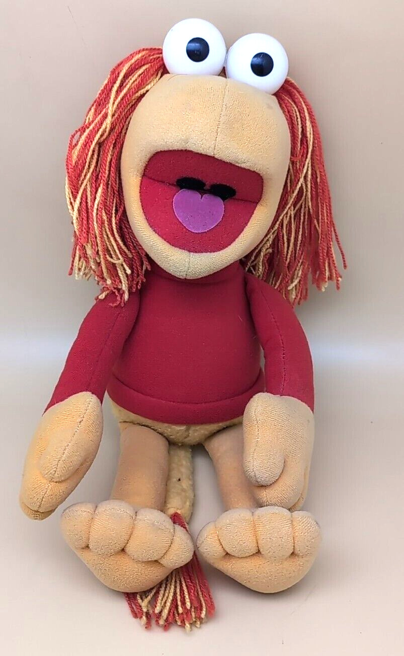 VINTAGE 1985 Hasbro Softies Jim Henson Muppets Fraggle Rock RED Plush
