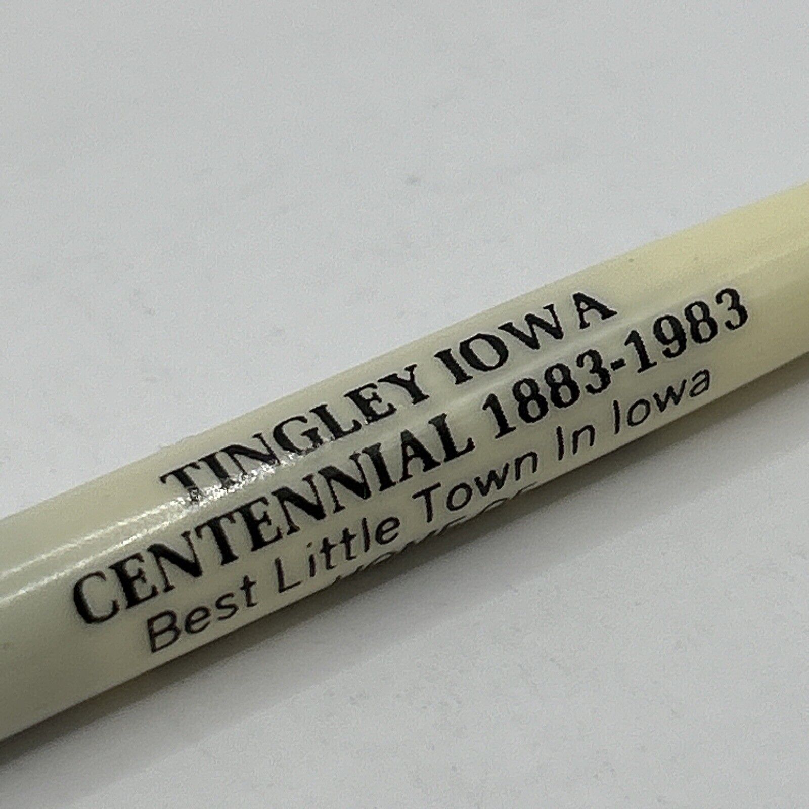 VTG Ballpoint Pen Tingley Iowa Centennial 1983