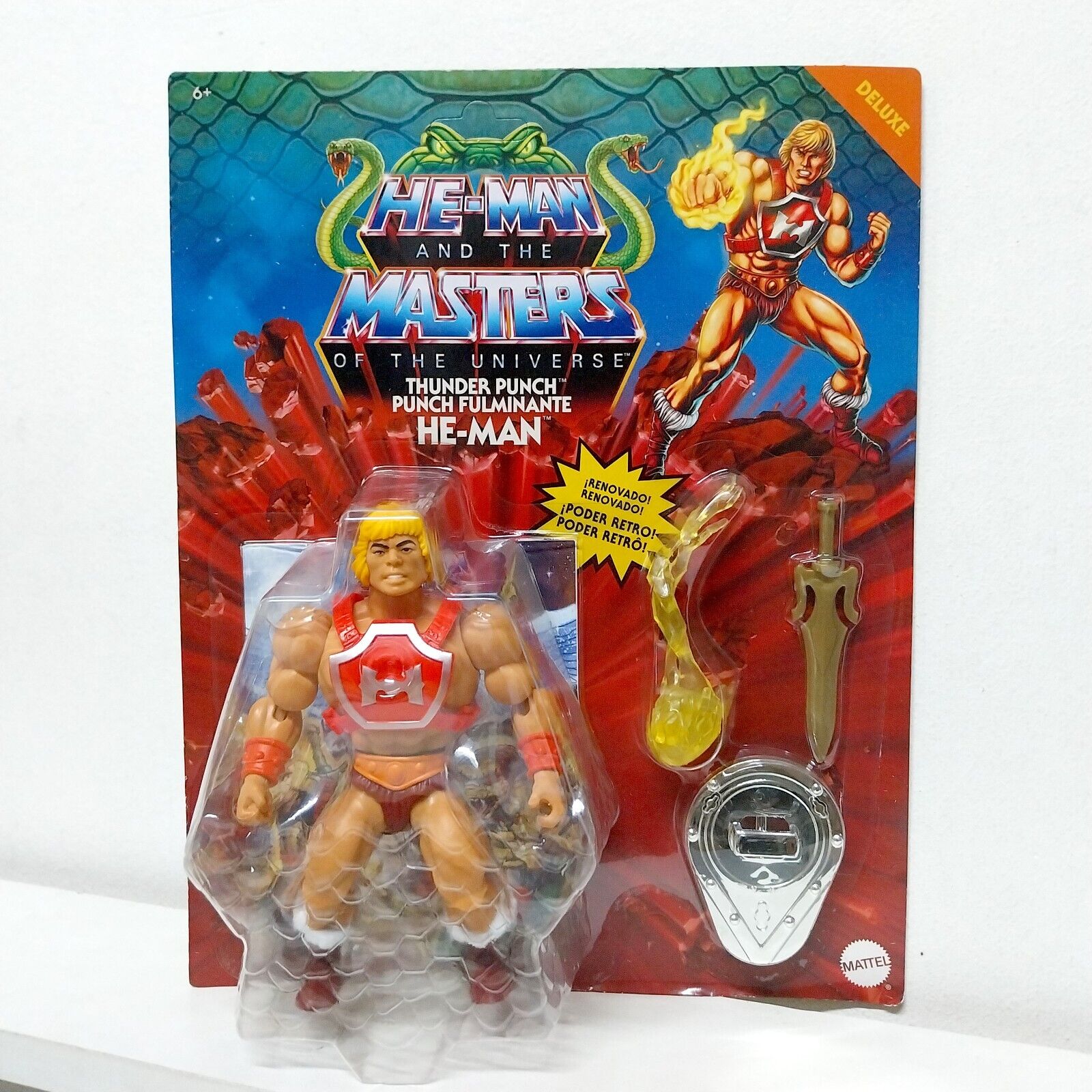 Masters of the Universe Origins Thunder Punch He-Man Deluxe Figure