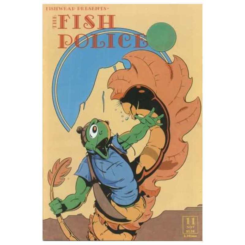 Fish Police (1985 series) #11 in Very Fine condition. Fishwrap comics [l