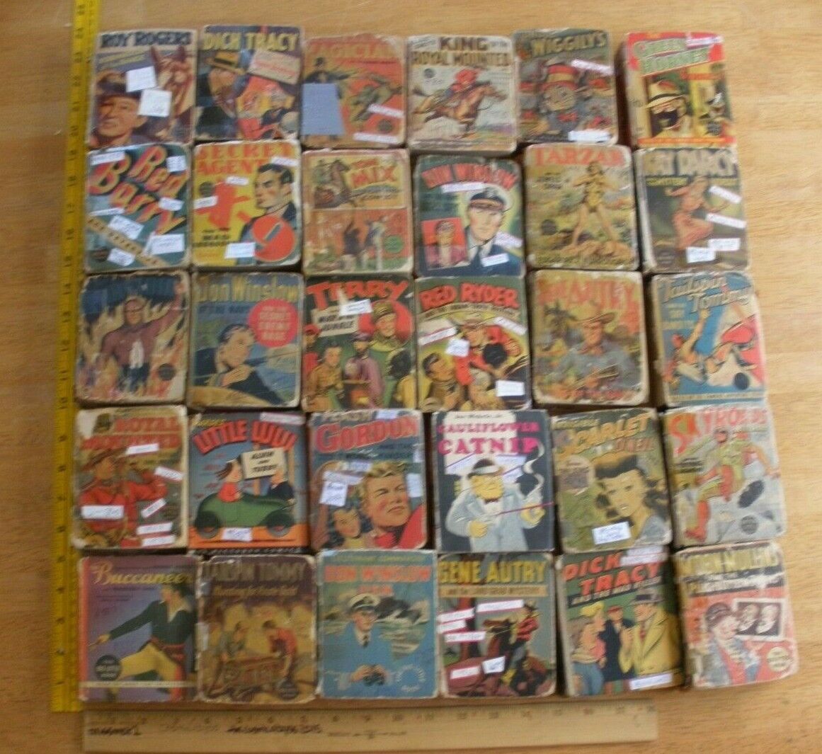 Green Hornet The Phantom KING Roy Rogers 1930s Big Little Books lot of 30