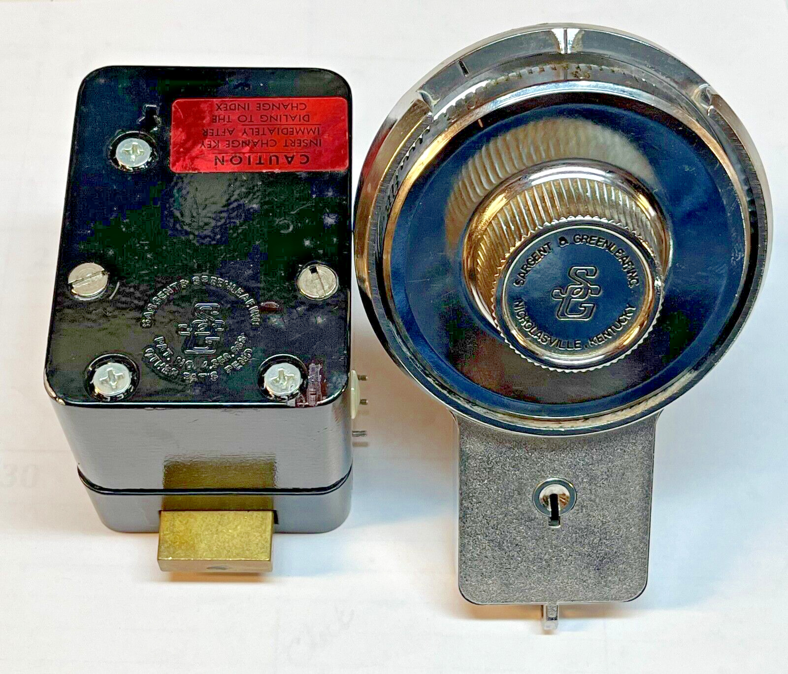 Diebold Mosler Sargent and Greenleaf Safe vault combination lock timer