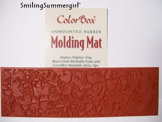 Butterfly Polymer Clay Molding Mat Texture Rubber Stamp