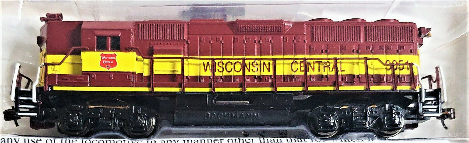 Wisconsin Central, N Scale EMD GP50 Diesel Locomotive, Road#3051, Bachmann 61297