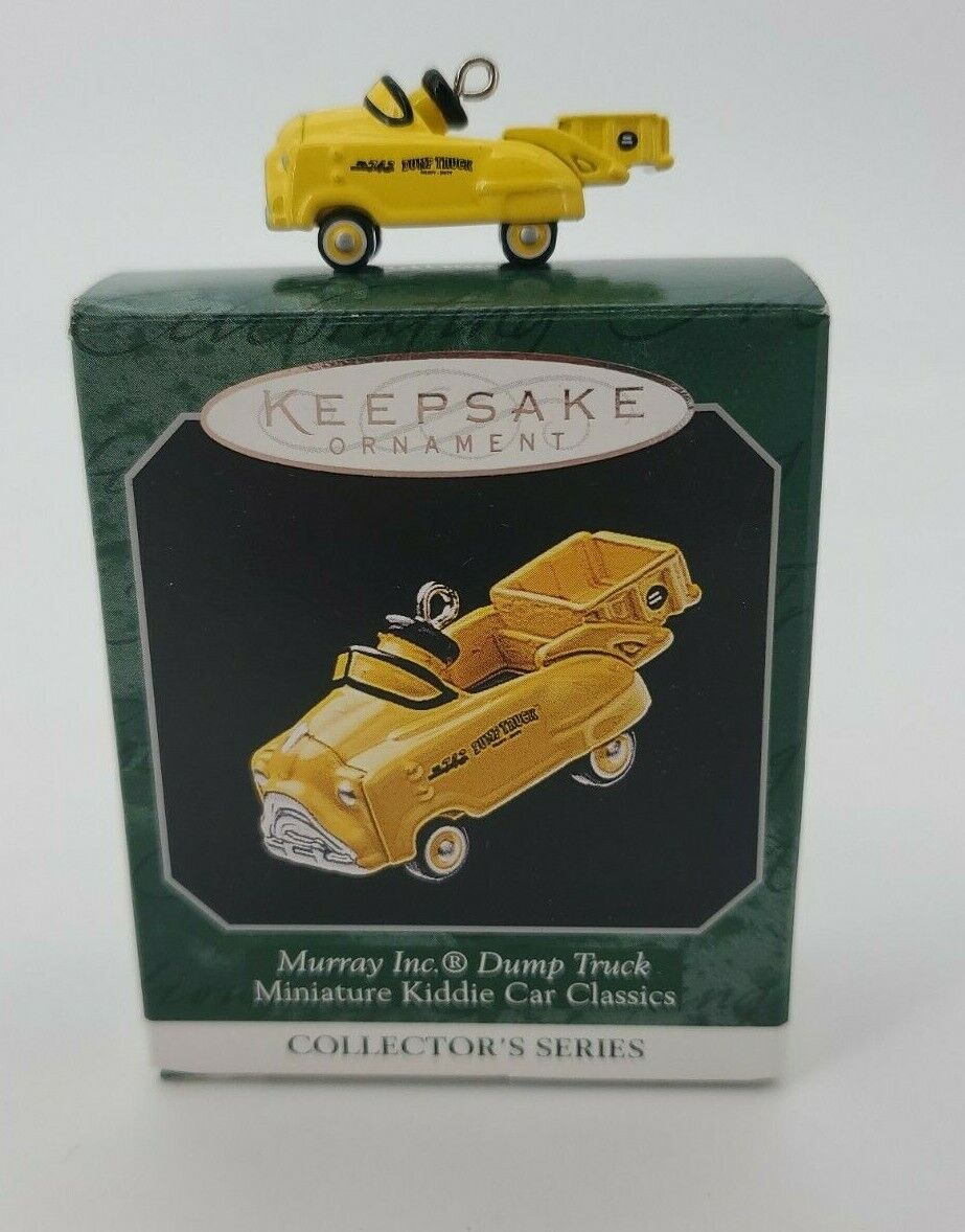 NEW Hallmark Keepsake Ornament 1998 Murray Dump Truck Kiddie Car Classics Series