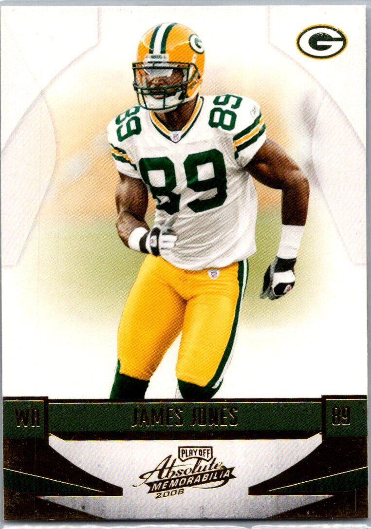 2008 James Jones Playoff Absolute#57 Green Bay Packers Retail 08-PA-FBC#3