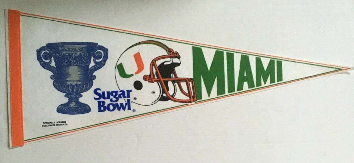 1986 Sugar Bowl Miami Hurricanes 30\