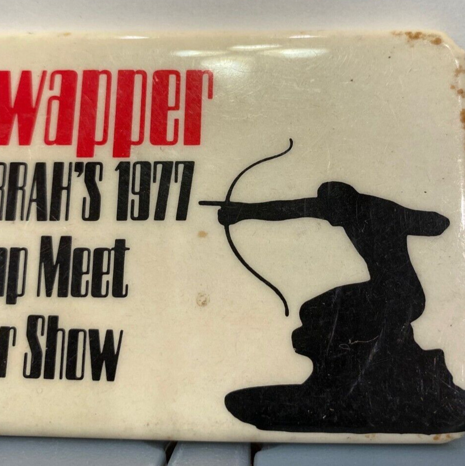 1977 Bill Harrah\'s Swapper Swap Meet Car Show Reno Nevada Pinback Pin