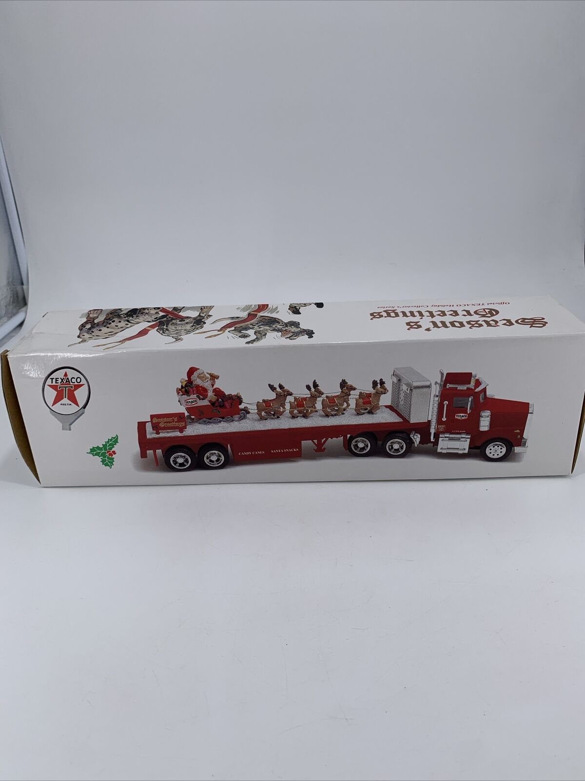 2000 TEXACO SEASONS GREETINGS FLATBED TRUCK ONLY 3504 MADE, NEW IN BOX