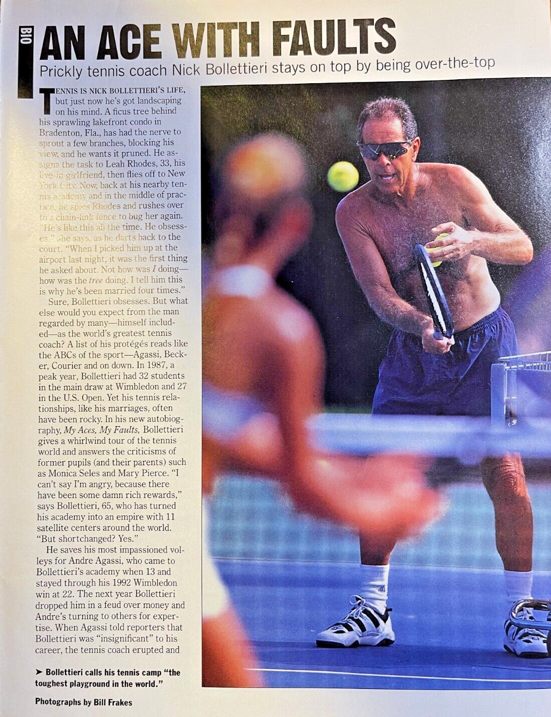 1996 Nick Bollettieri Tennis Coach