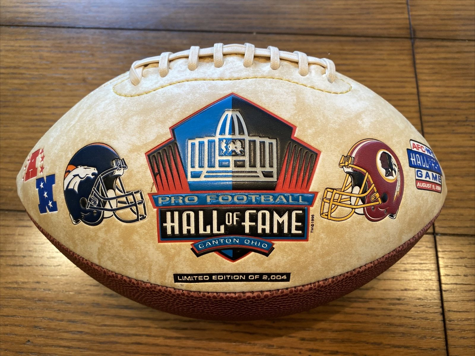 2004 Football NFL Hall of Fame Game Giants Redskins Limited Edition /2004