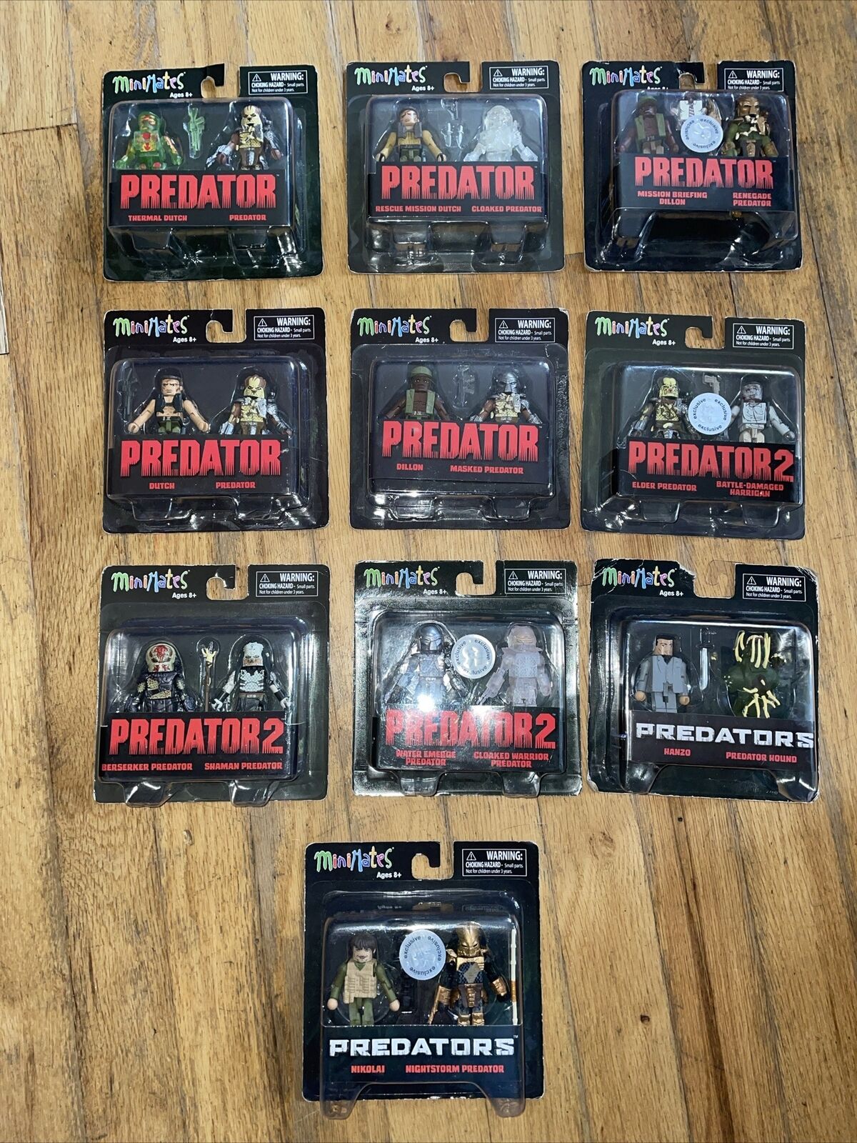 Huge Lot PREDATOR Mini Mates 10x Unopened 2-packs PREDATOR/ PREDATORS/PREDATOR 2
