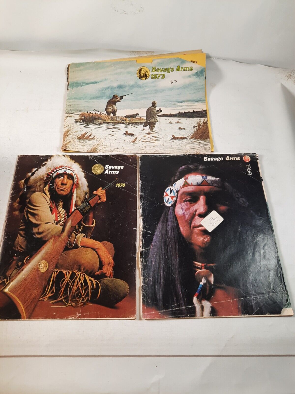 Lot of 3 Vintage 1969 1970 1973 Savage Arms Magazines 
