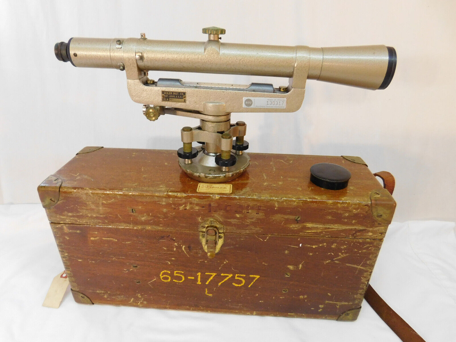 Vintage Seiler Instrument Company Survey Transit w/Box - Model 2060? #65-17757