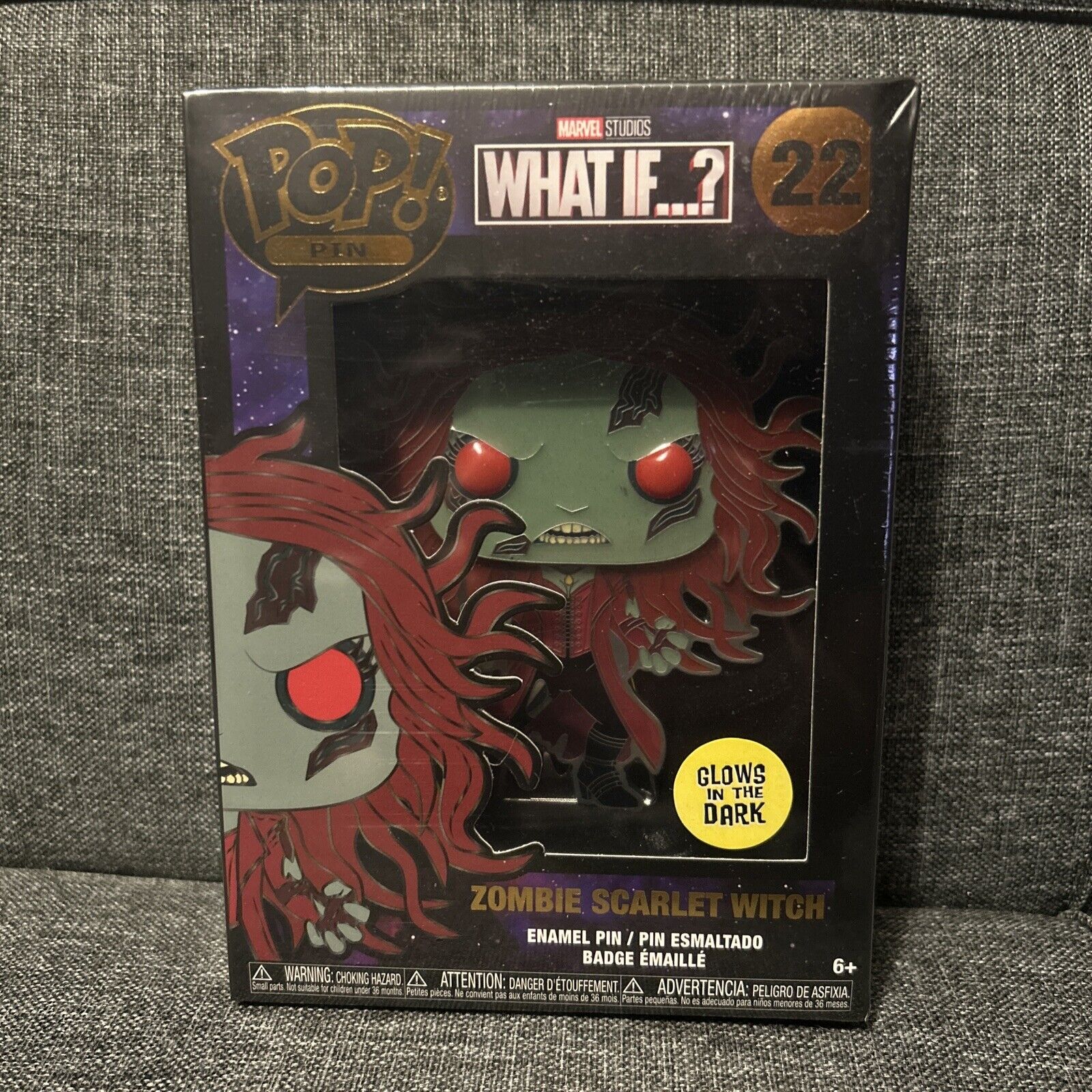 NEW SEALED Funko Pop Pin What If...? Zombie Scarlet Witch 22 Marvel X-men