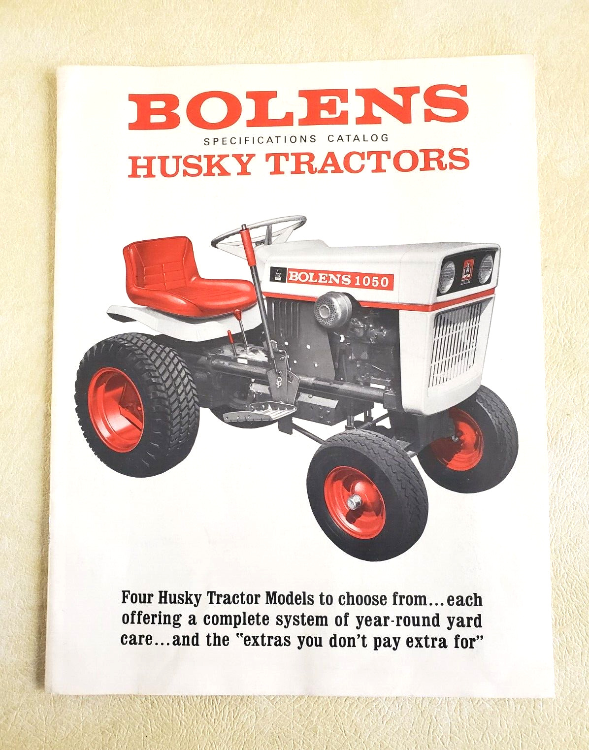 Vintage Bolens Husky Tractors   Spec Catalog   12pgs