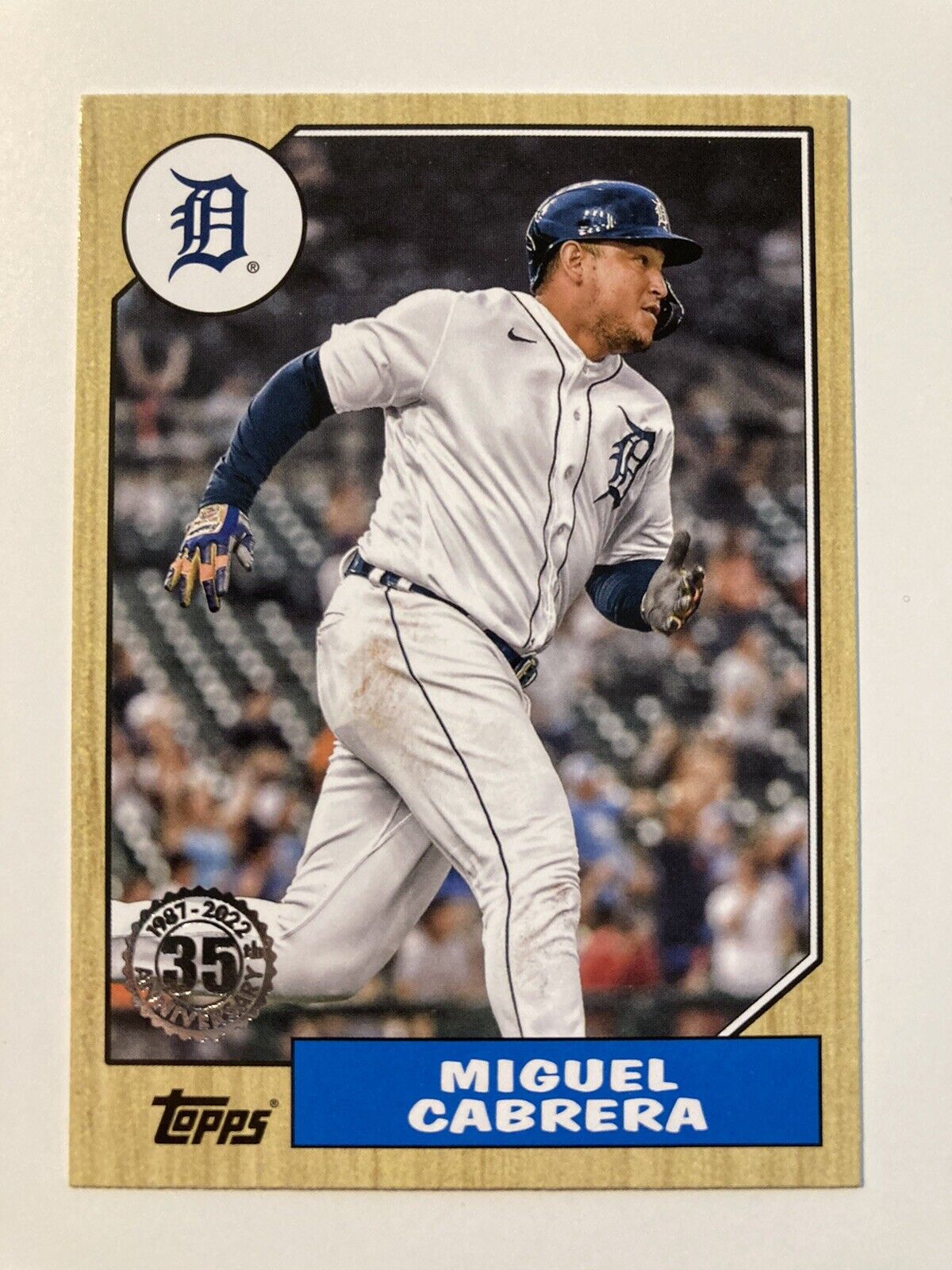 Miguel Cabrera 35th Anniversary Insert Card# T87-83 Tigers