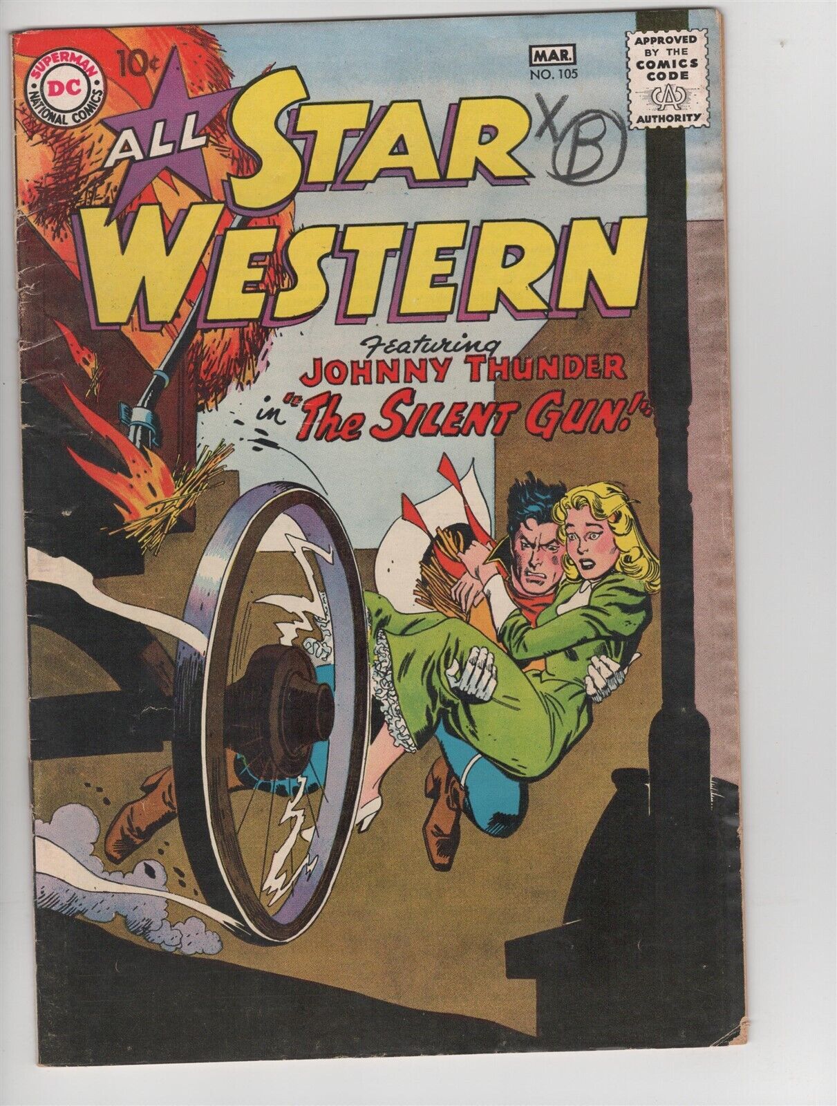 All Star Western #105 GD+ to GD/VG 1959 DC Comics Western