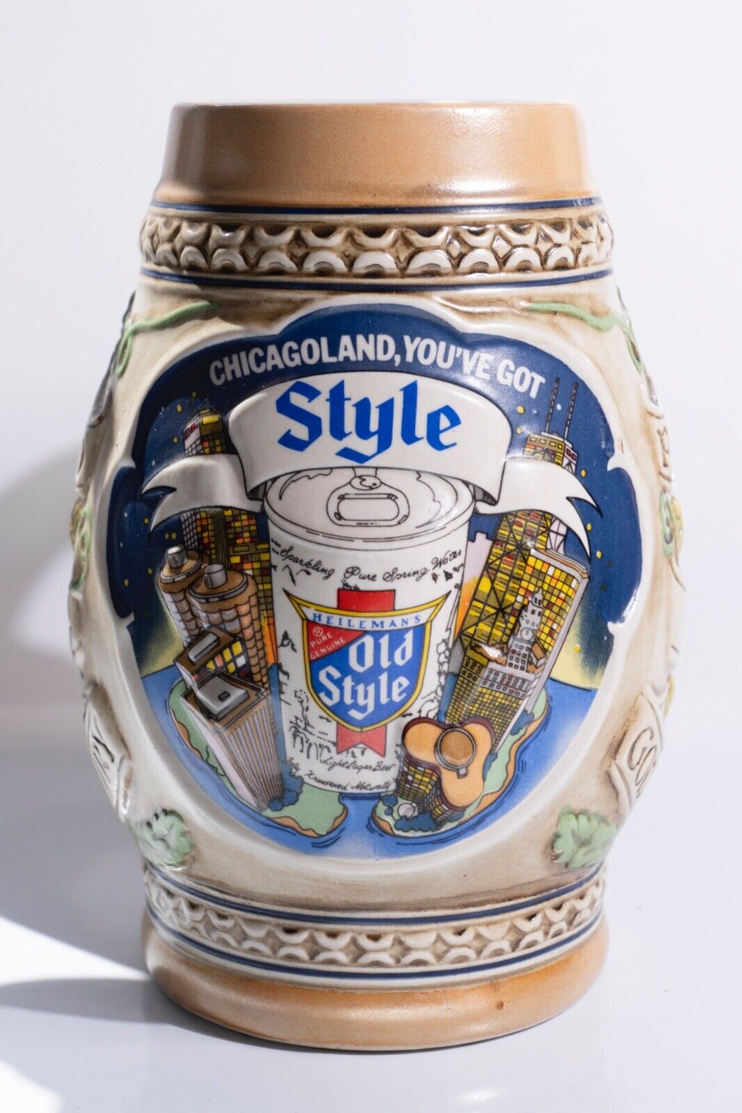 Vintage Old Style Beer Stein Tankard Chicagoland You've Got Style 1983 LTD 45961