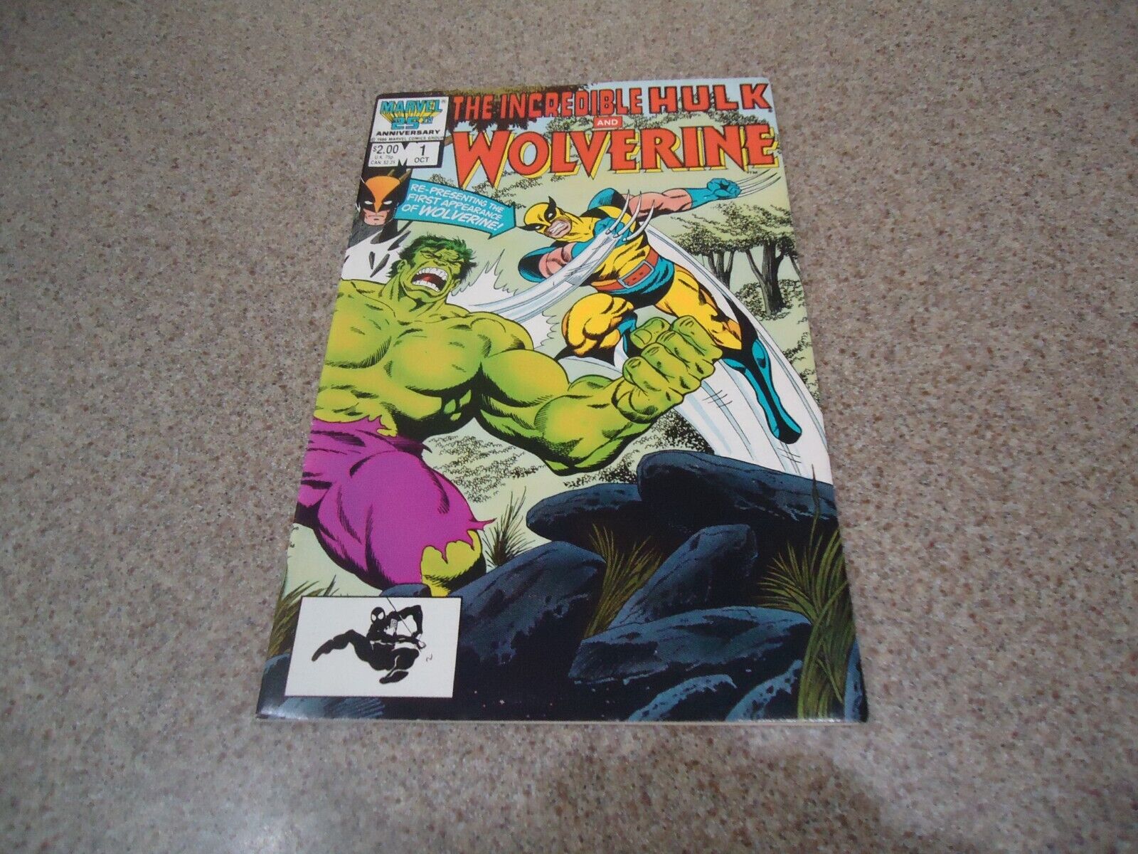 THE INCREDIBLE HULK AND WOLVERINE #1 FIRST WOLVERINE