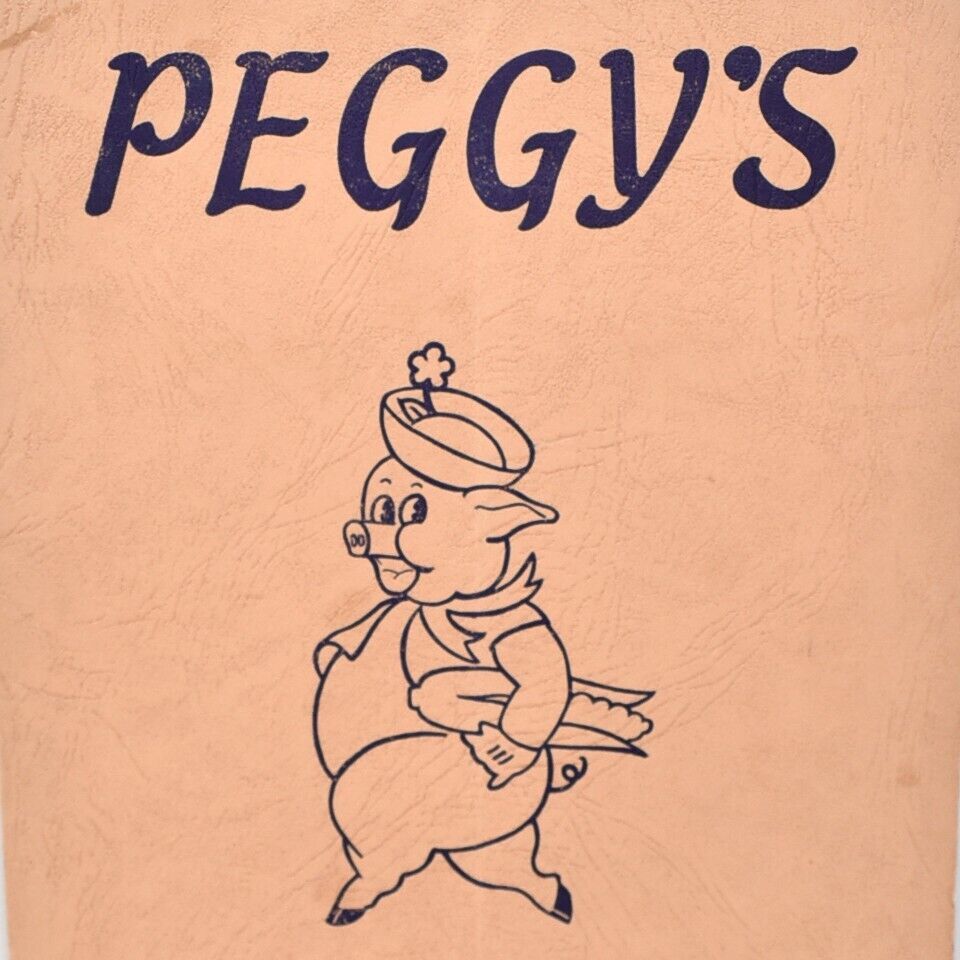 1940s Peggy's Restaurant Menu Where She Eats Chehalis Lewis County Washington