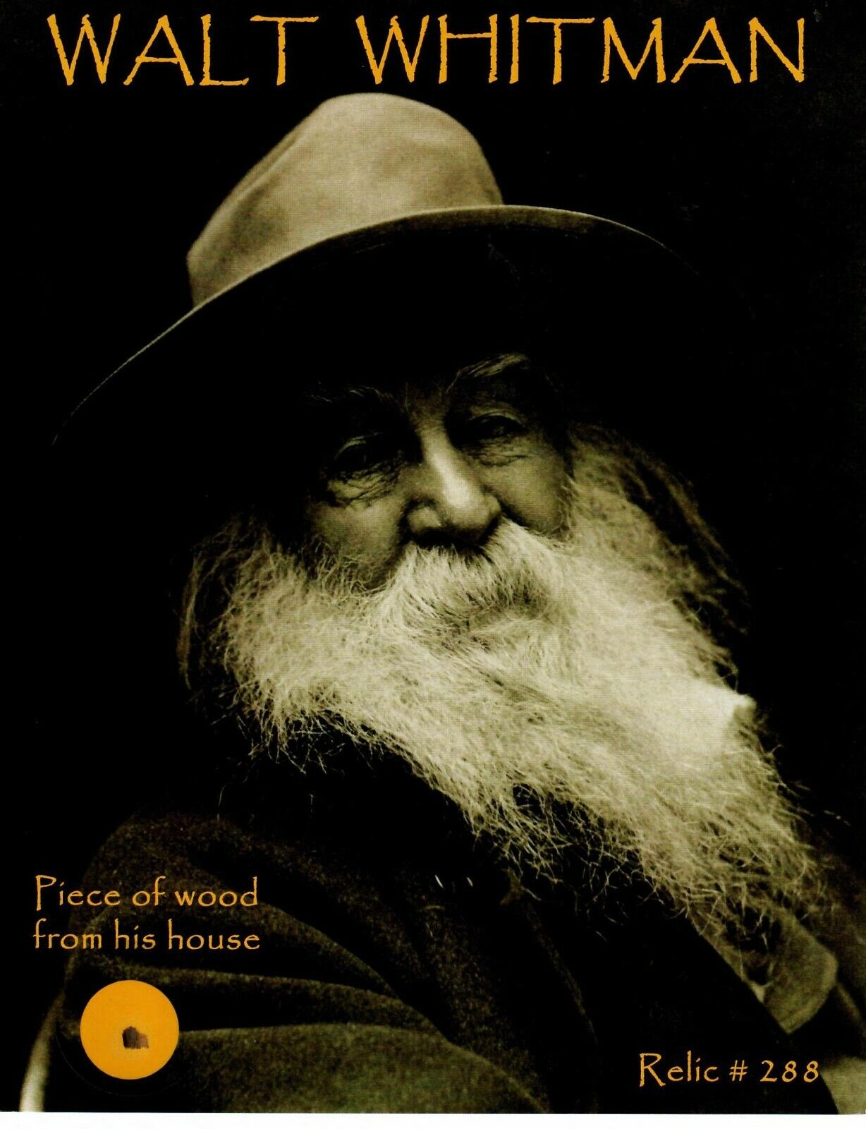 RARE “Walt Whitman\